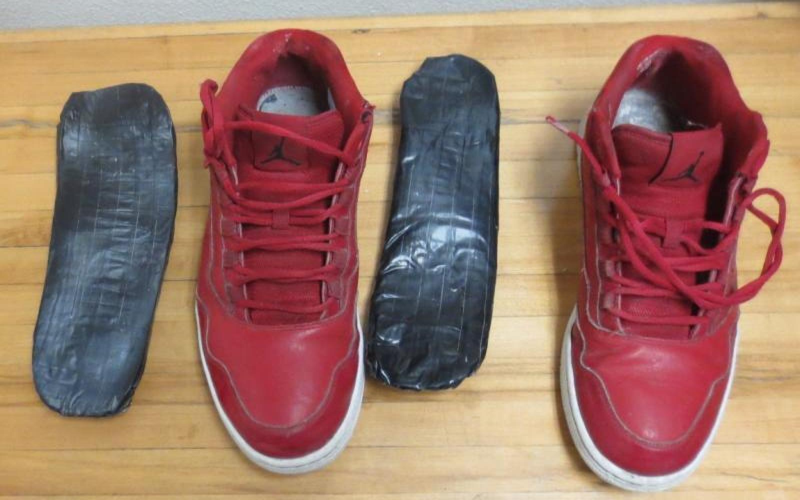 Contraband Tennis Shoes (Contributed/CBP)