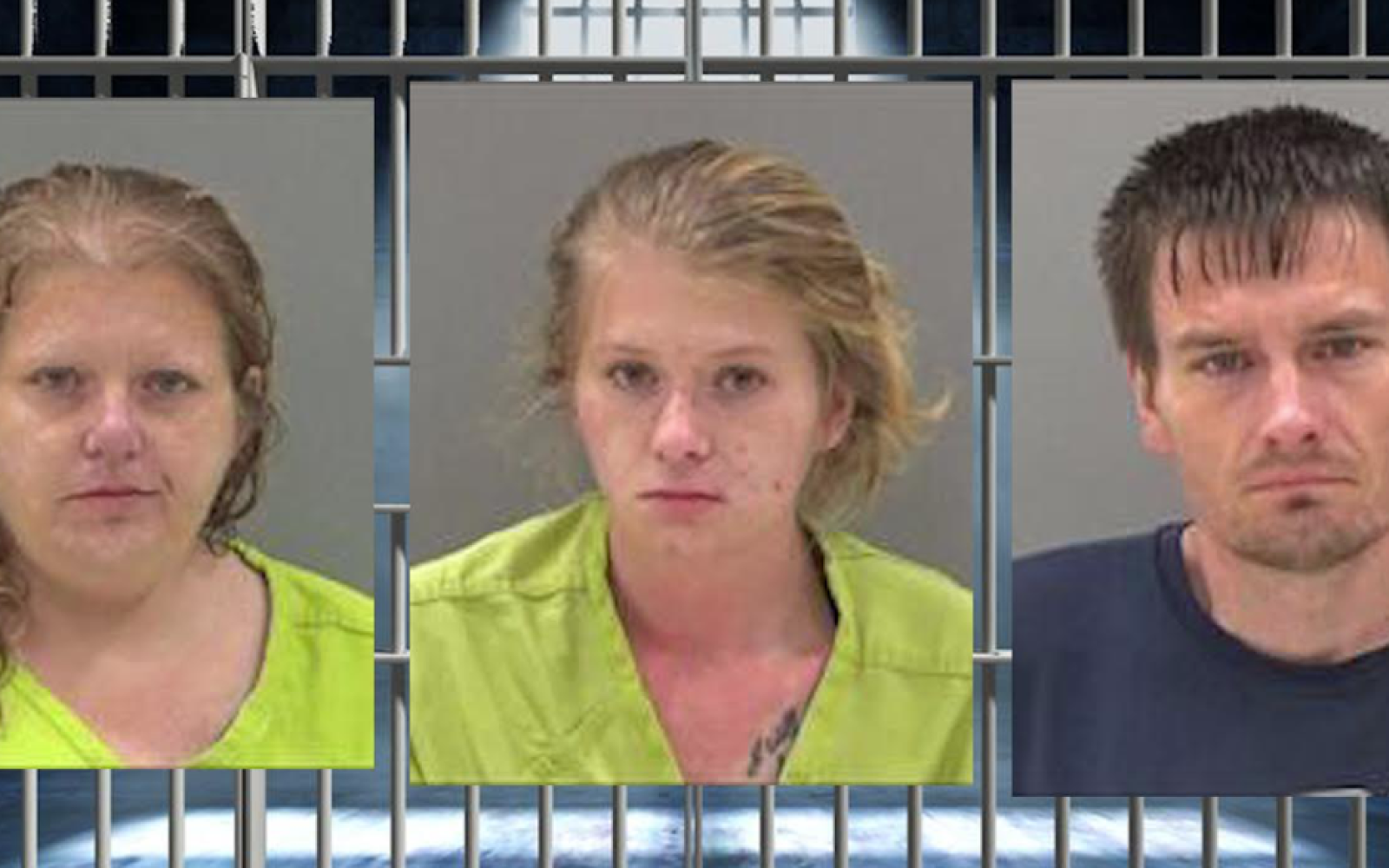 Cristin Bradley (L) Destiny Harbour (C) Dustin Smock (R)