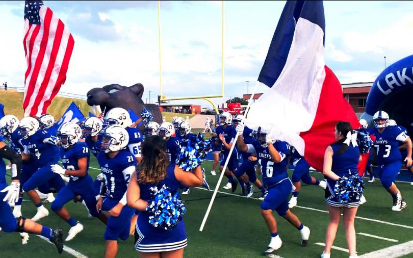 Lake View Chiefs on Homecoming