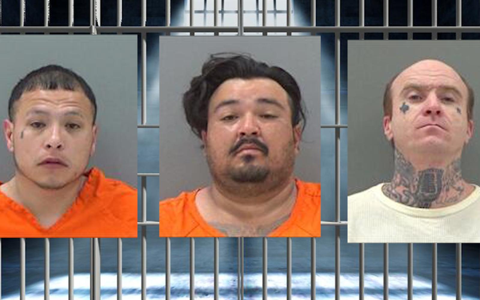 Armando Cruz (L) Robert Reyes (M) Michael Crawford (R)