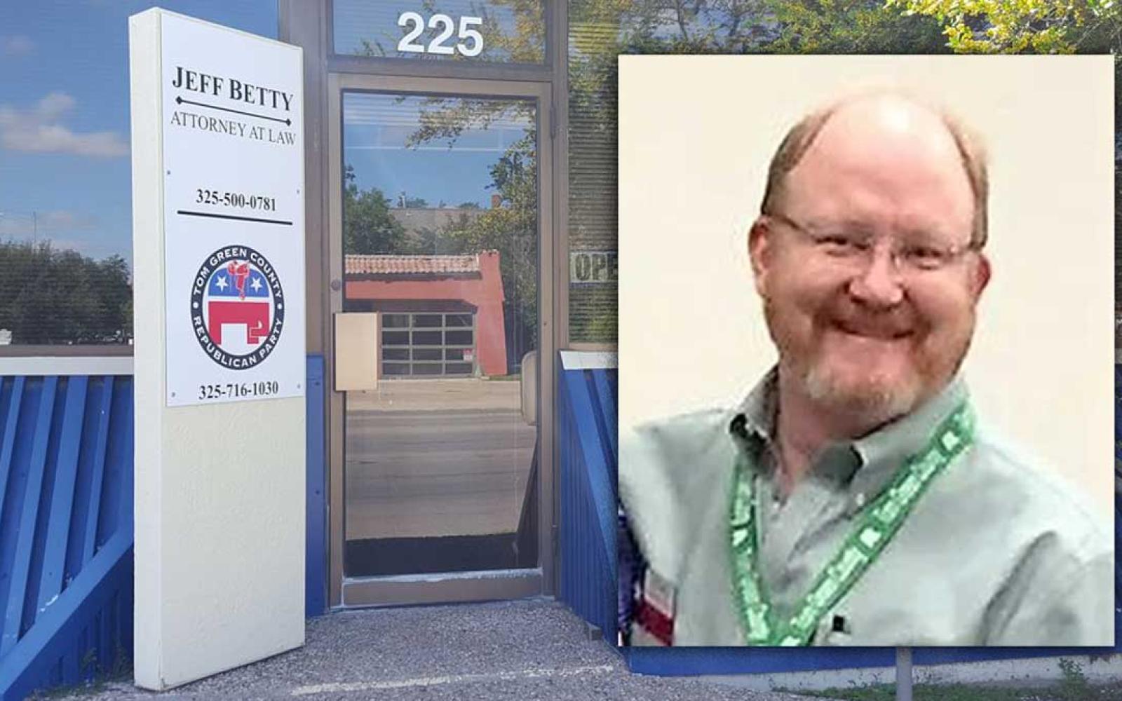 Former Tom Green County Chair Jeff Betty