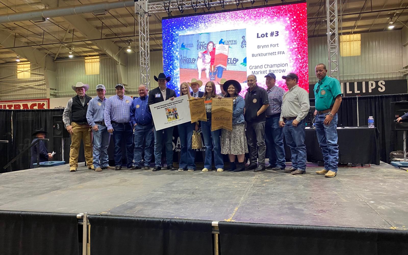 2021 Grand Champion Barrow (LIVE! Photo/Yantis Green)