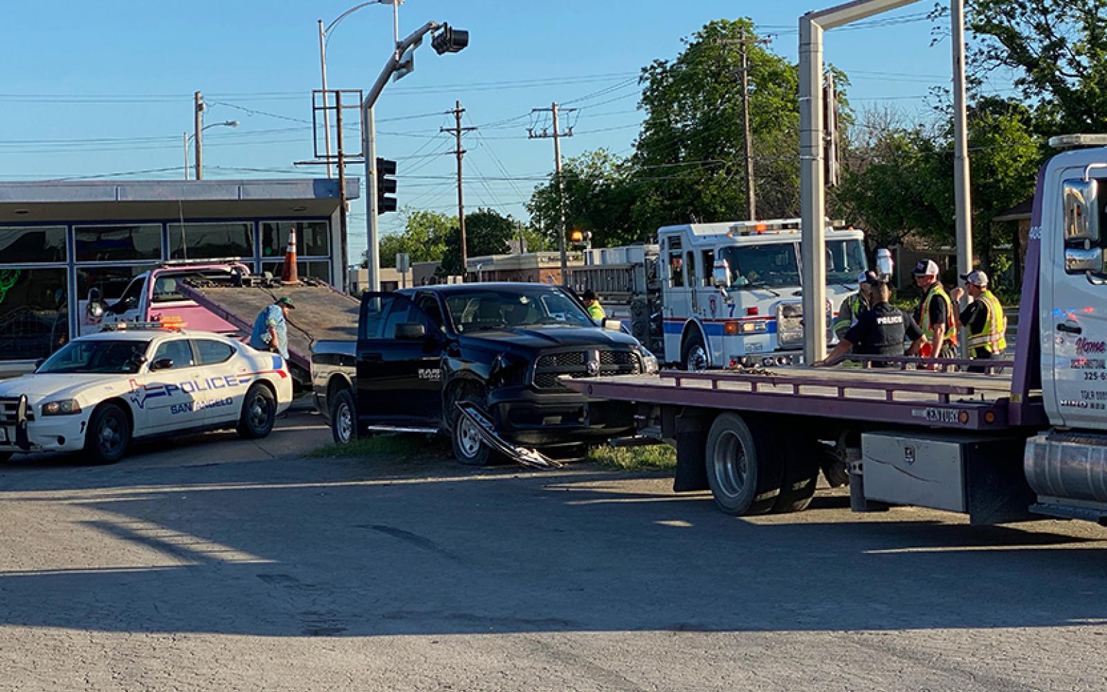 Drivers Take Out Pole Outside Gentlemen's Club | Live Photo James B