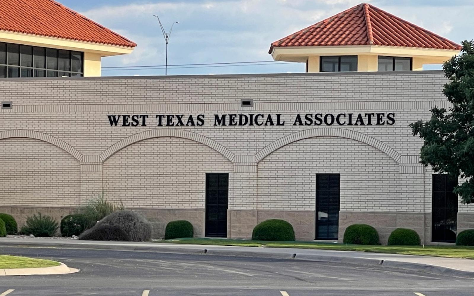 The name of the former West Texas Medical Associates is still on the building that is the subject of a $13.1 million 'conspiracy' lawsuit.
