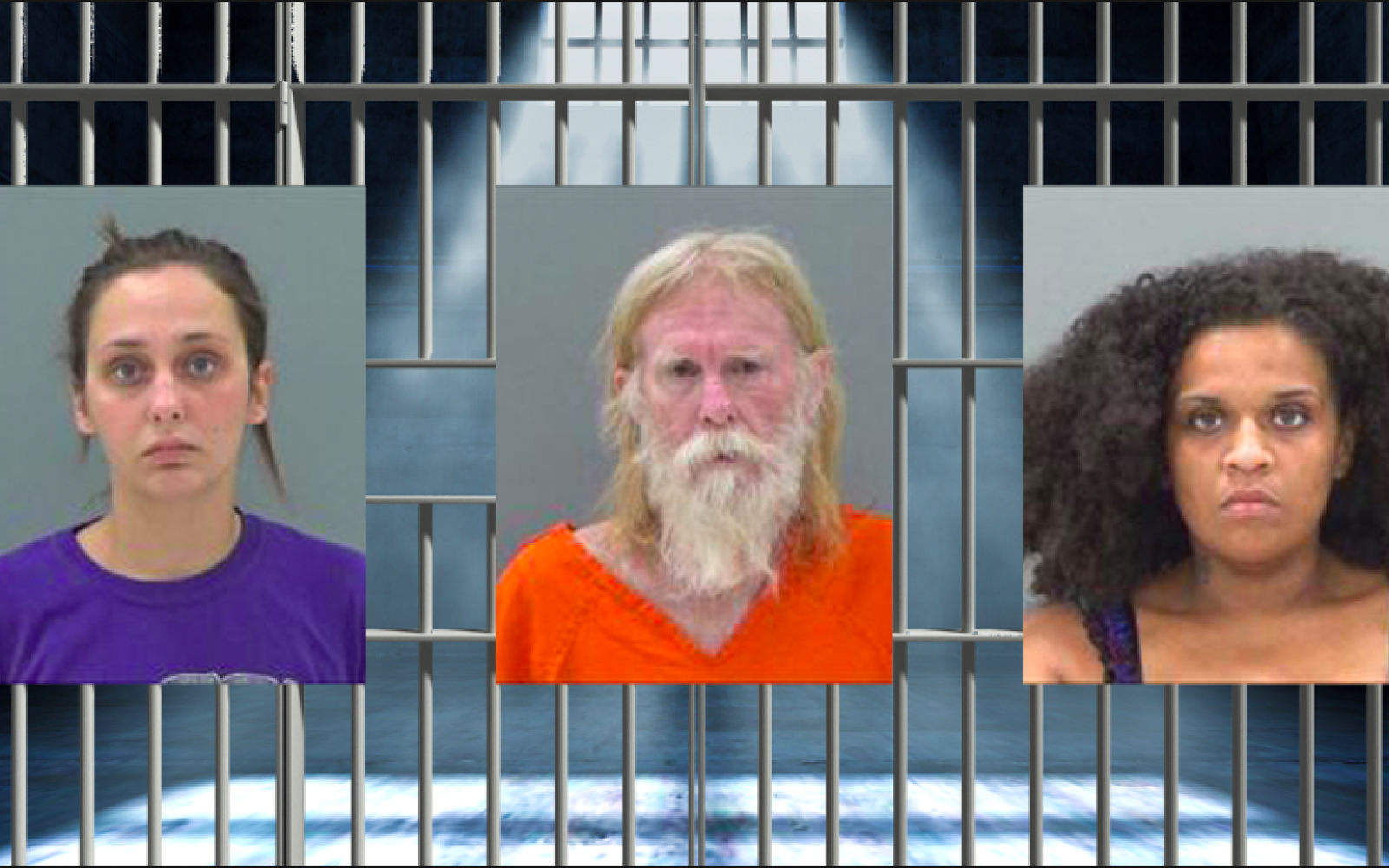 Jade Hall, Douglas McWilliams, Crystal Jackson