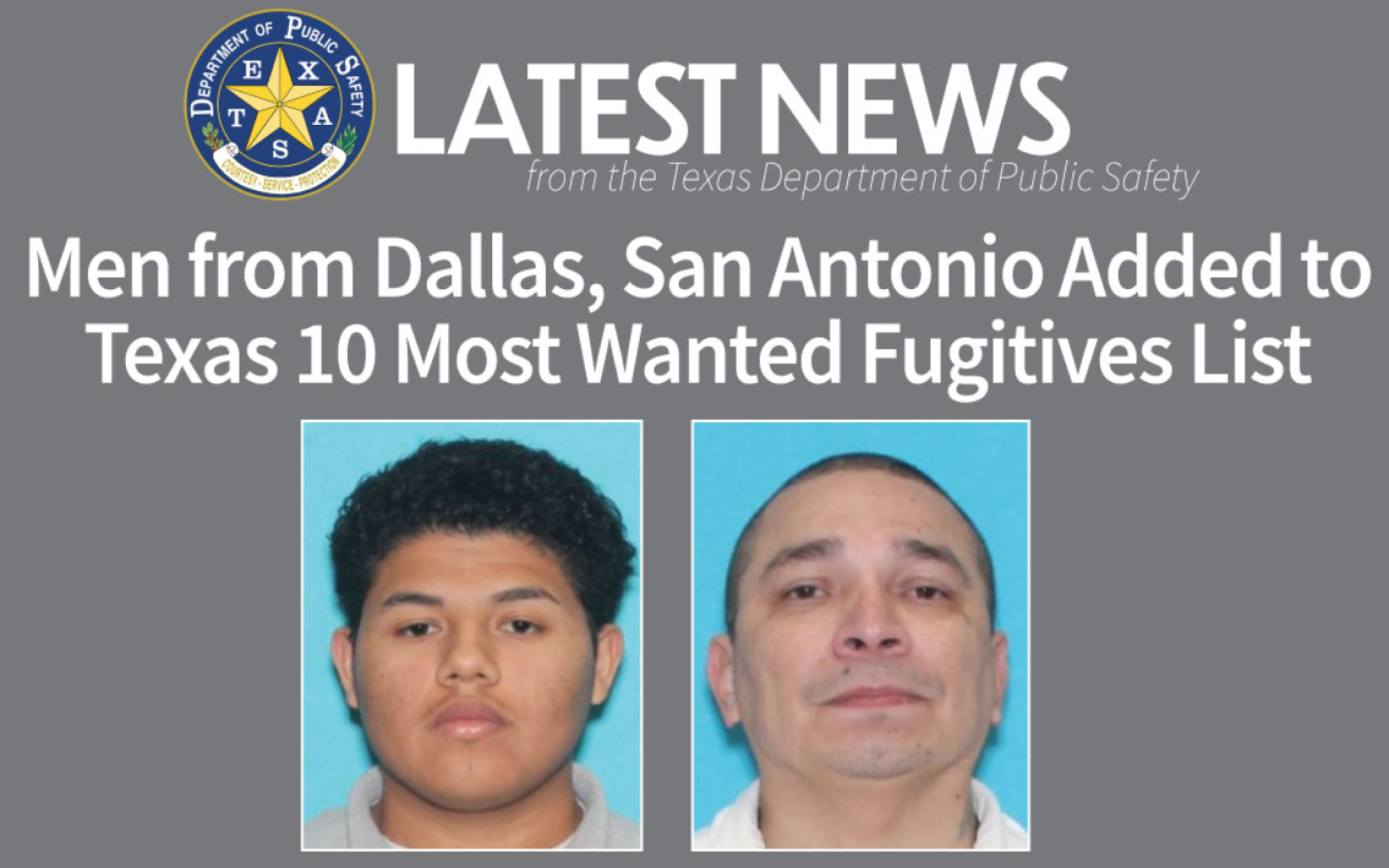 Most Wanted Gang Members Added to Most Wanted List (Contributed/DPS.com)