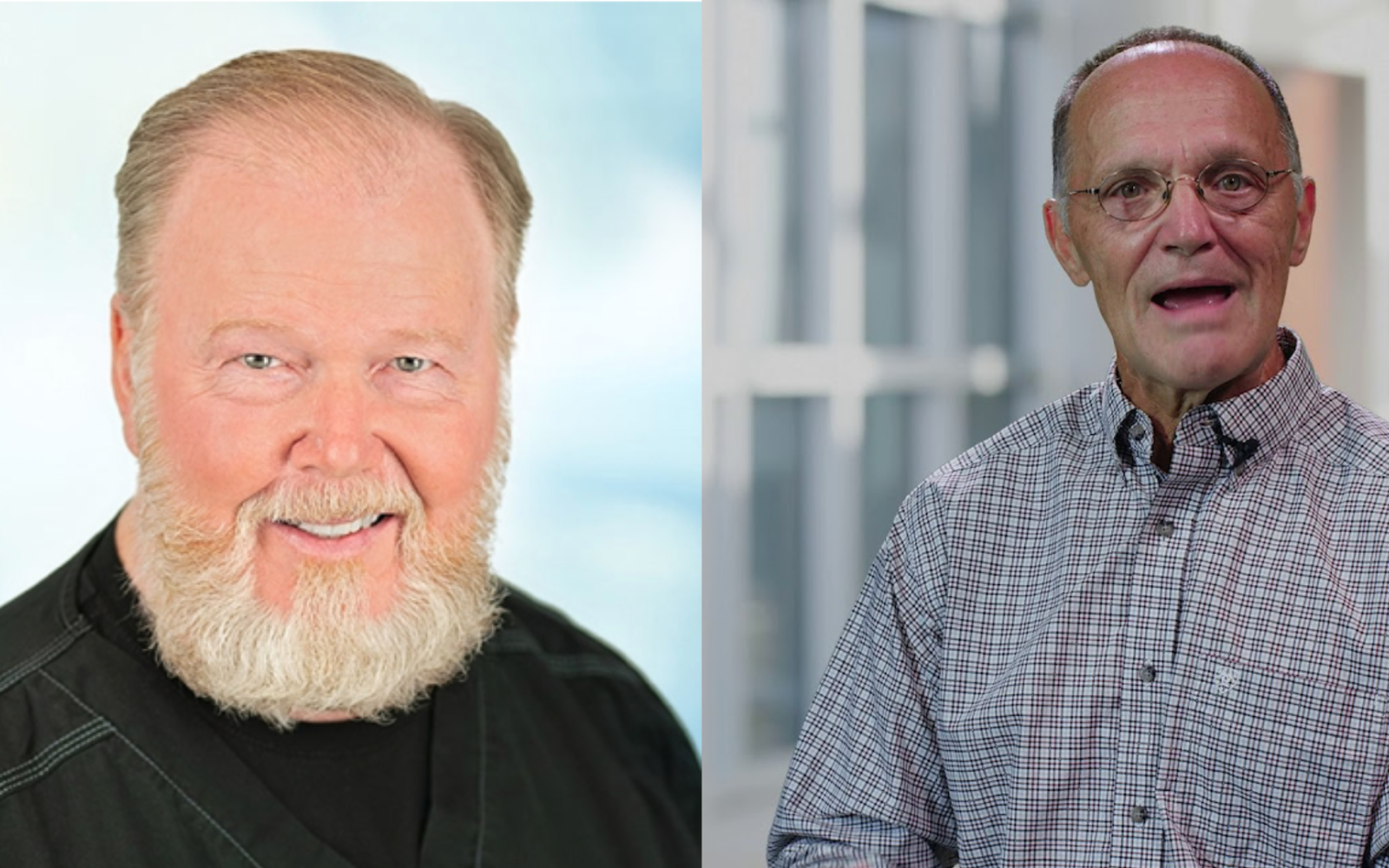 Dr. Walt Carroll (L) Dr. James Vretis (R)