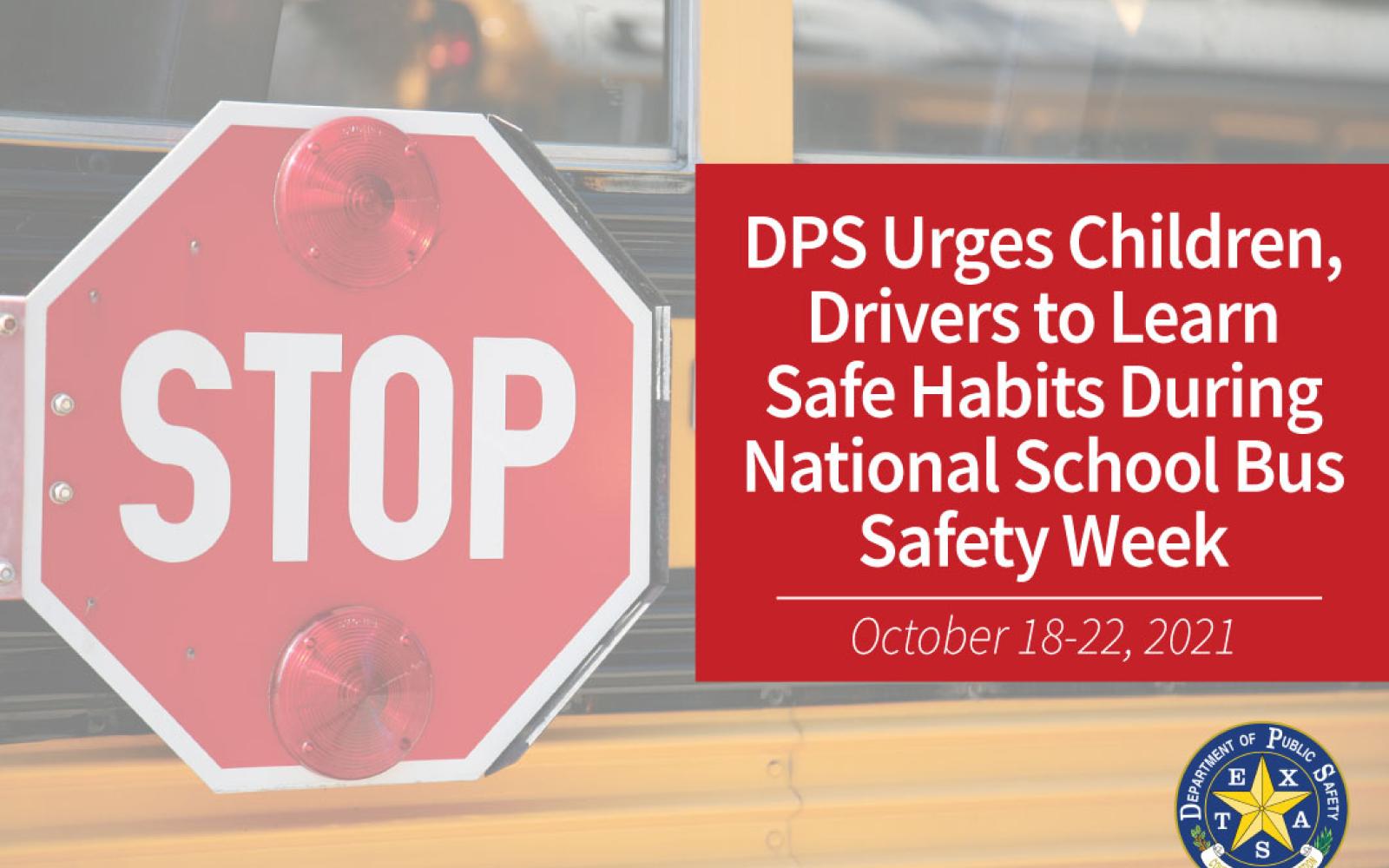 National School Bus Safety Week (Contributed/DPS)