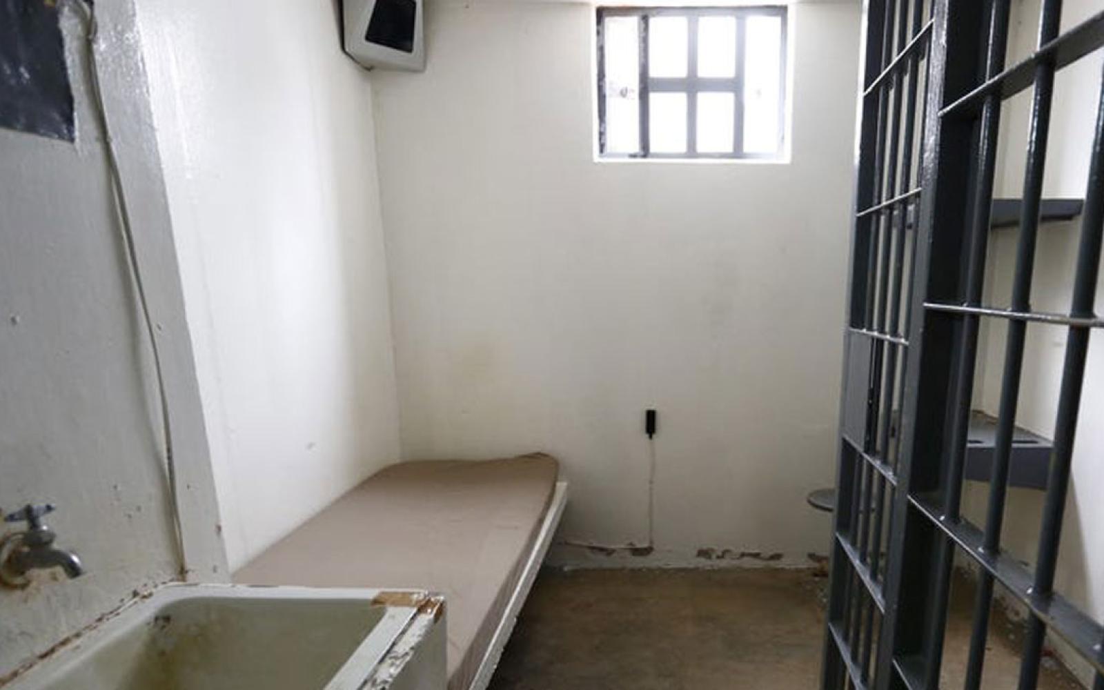 A jail cell