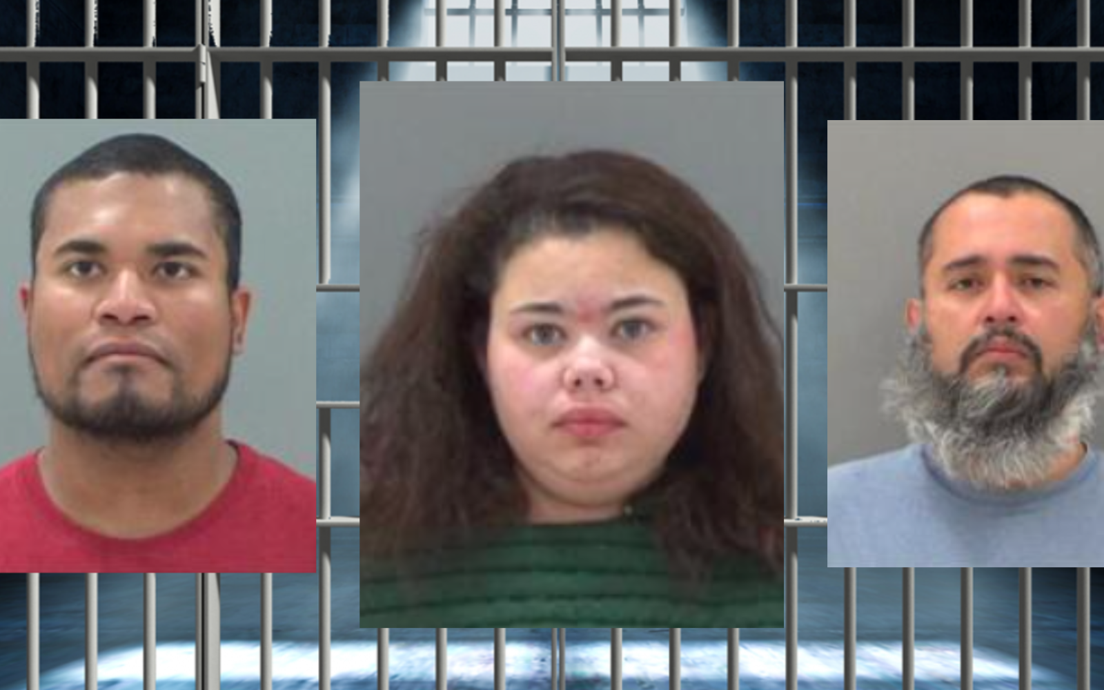 Tyler Kaulaity (L) Megan Vasquez (M) Rodolfo Martinez (R) 