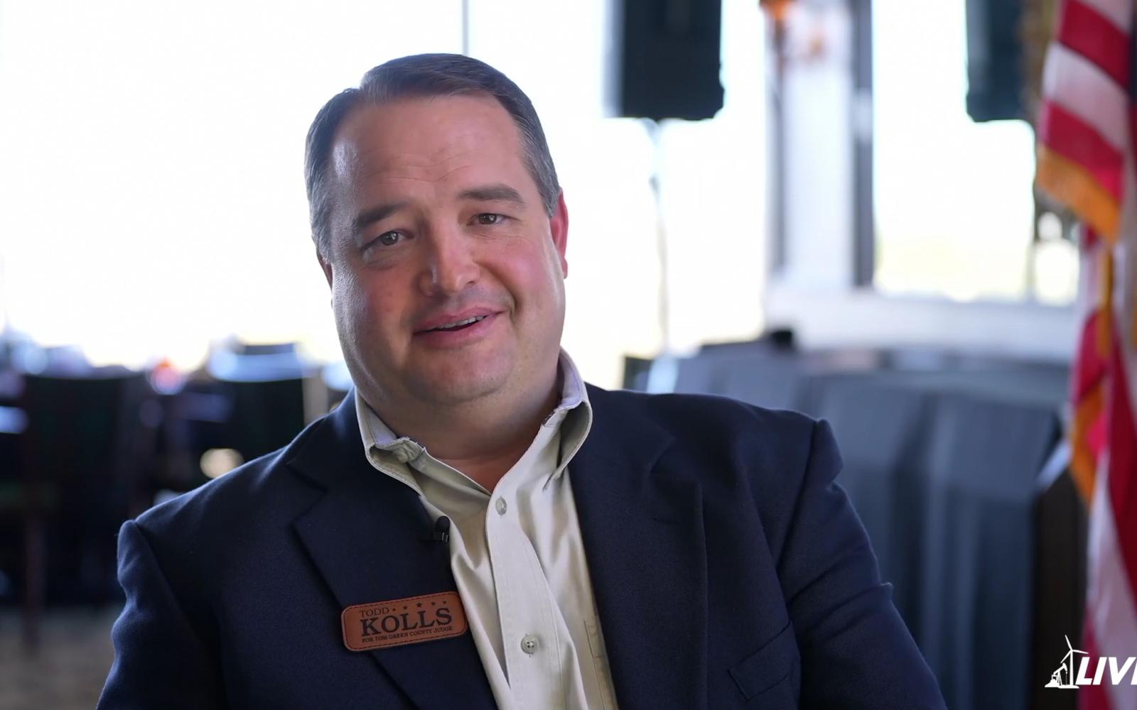 Todd Kolls for Tom Green County Judge (LIVE! Photo/Manny Diaz)