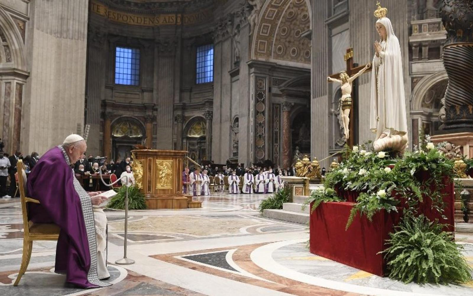 Pope Francis Act of Consecration 22 March 2022 (Contributed/VaticanNews)