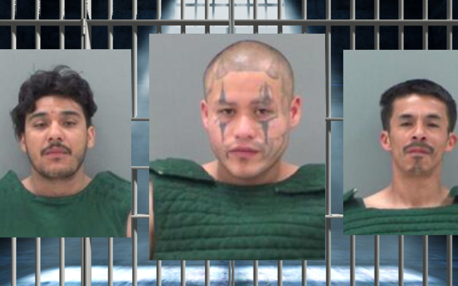 Brandon Baldiva (L) Kris Munoz (M) Danny Martinez (R)