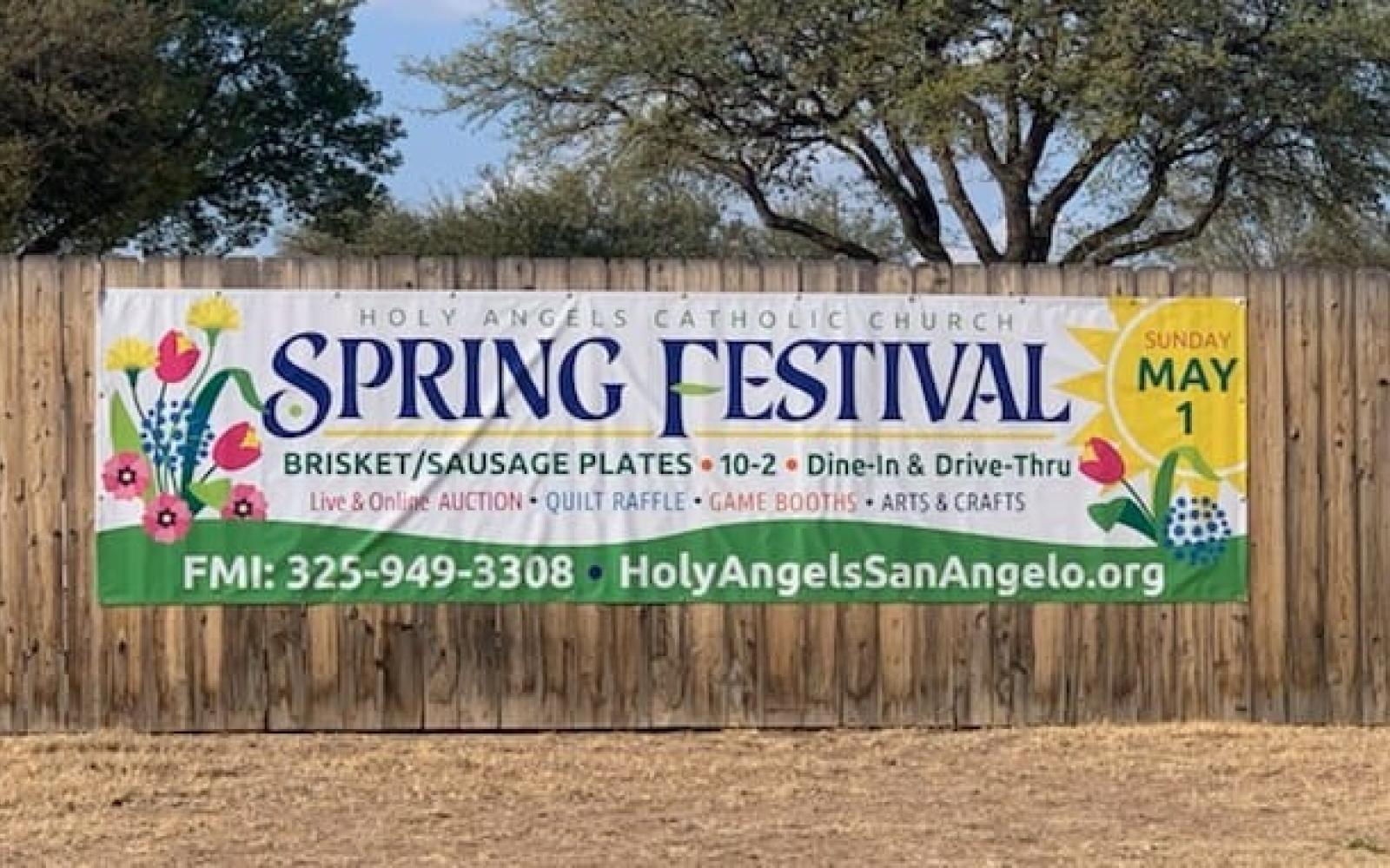 Holy Angels Spring Festival Banner (Contributed/Holy Angels)