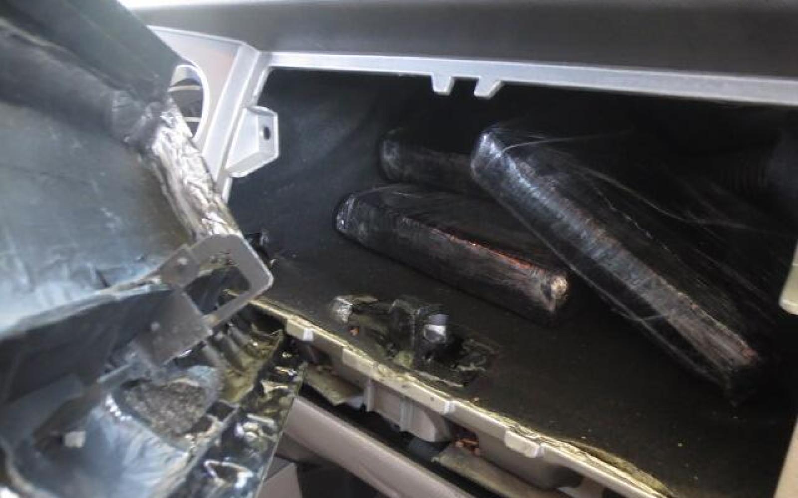 Cocaine Hidden in a compartment (Contributed/CBP)