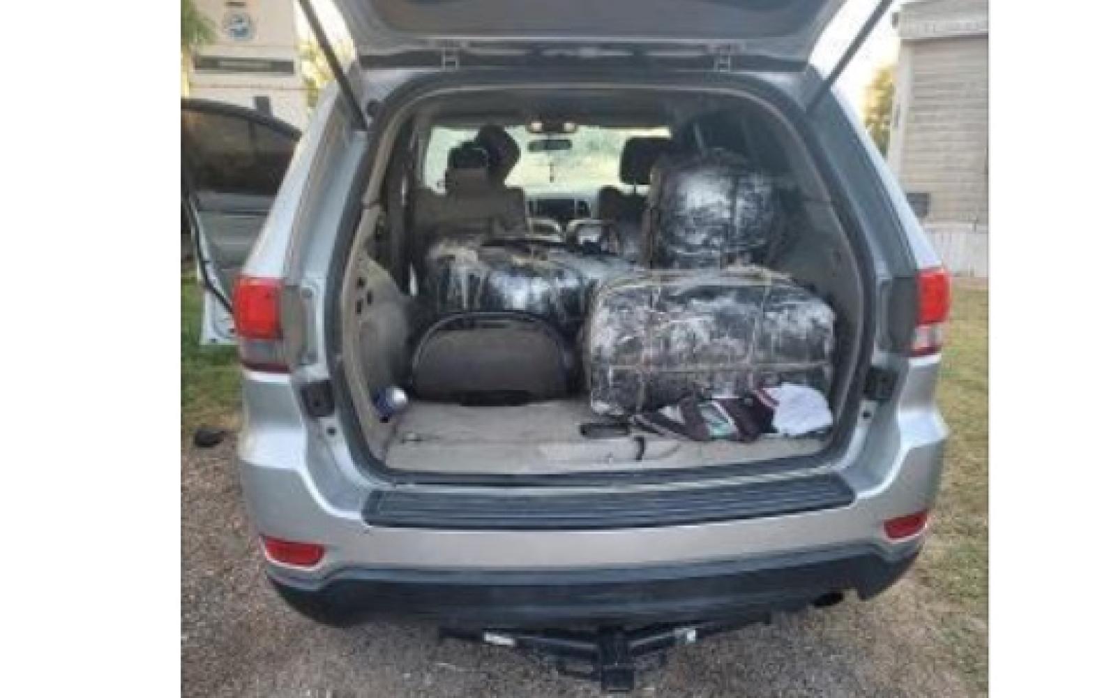235 lbs Marijuana in a Jeep Cherokee (Contributed/CBP)