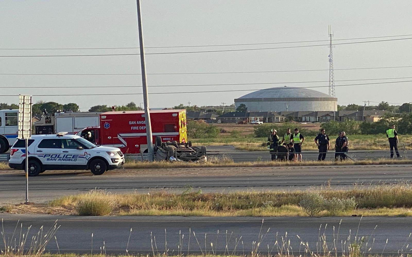 Rollover on Loop 306 on July 17, 2022