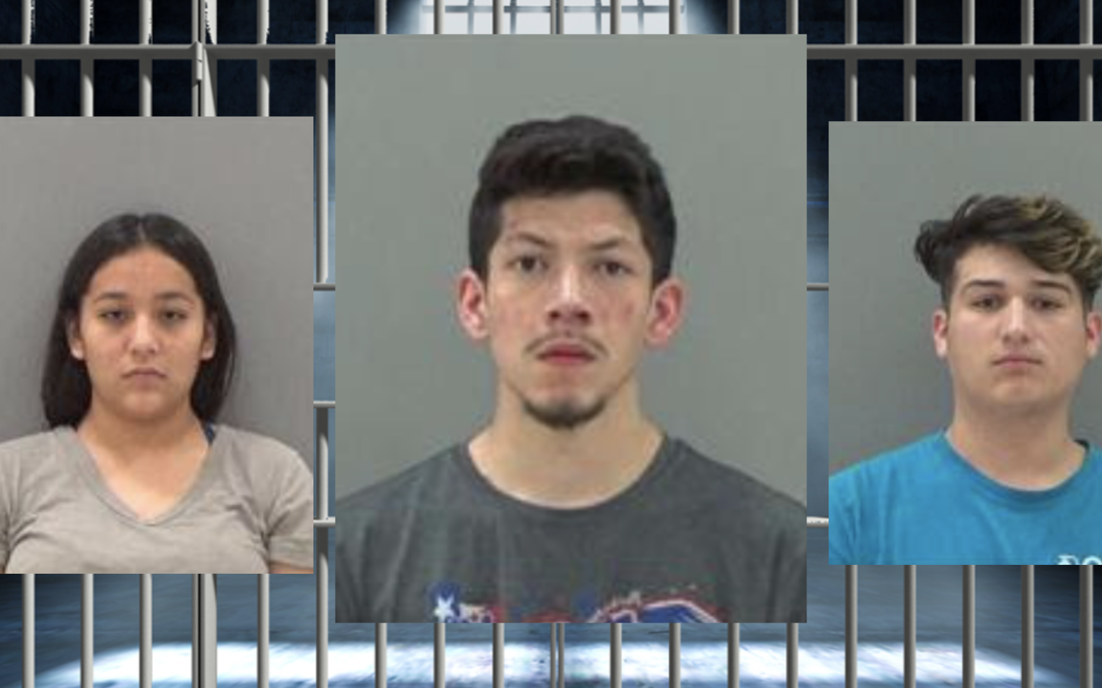 Brissa Sanchez (L) Jacob Esquivel (M) Joe Tellez (R)