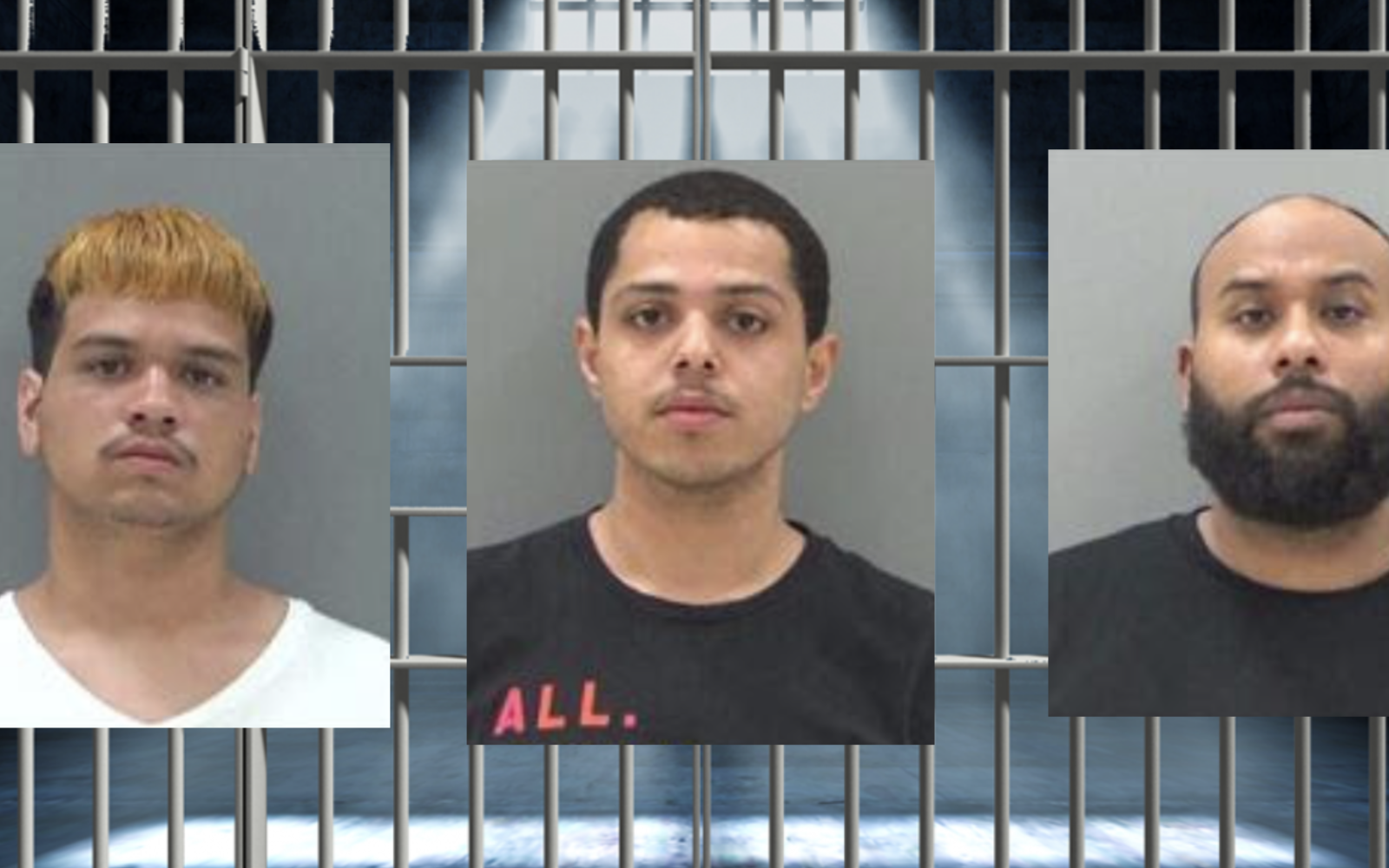 Anthony Villanueva (L) James Dixon (M) Anthony Campos (R)