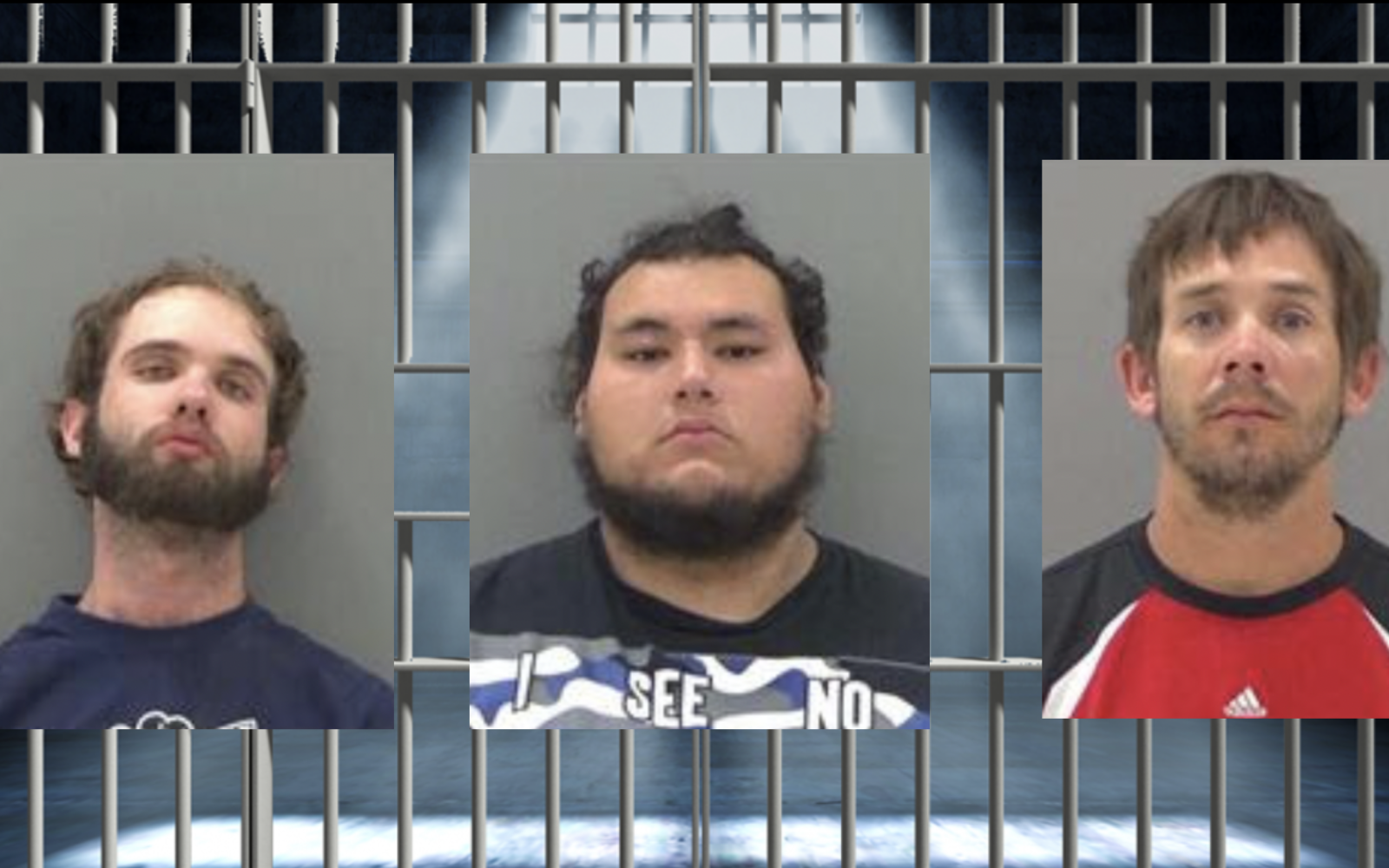 Joshua Huckabee (L) Giovanni Sistos (M) Sean Willingham (R)