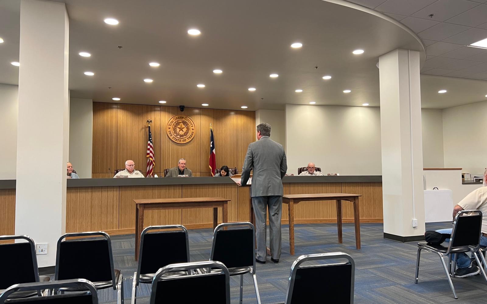 Andrew Graves Addresses the Commissioners Court 9/20/22 (LIVE! Photo/Yantis Green)