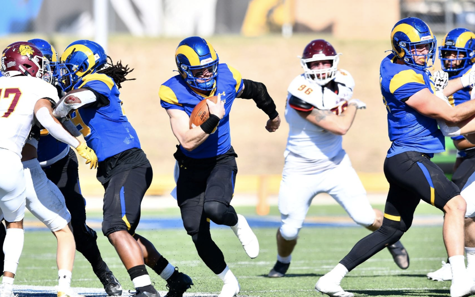 Senior QB for the Rams Zach Bronkhorst