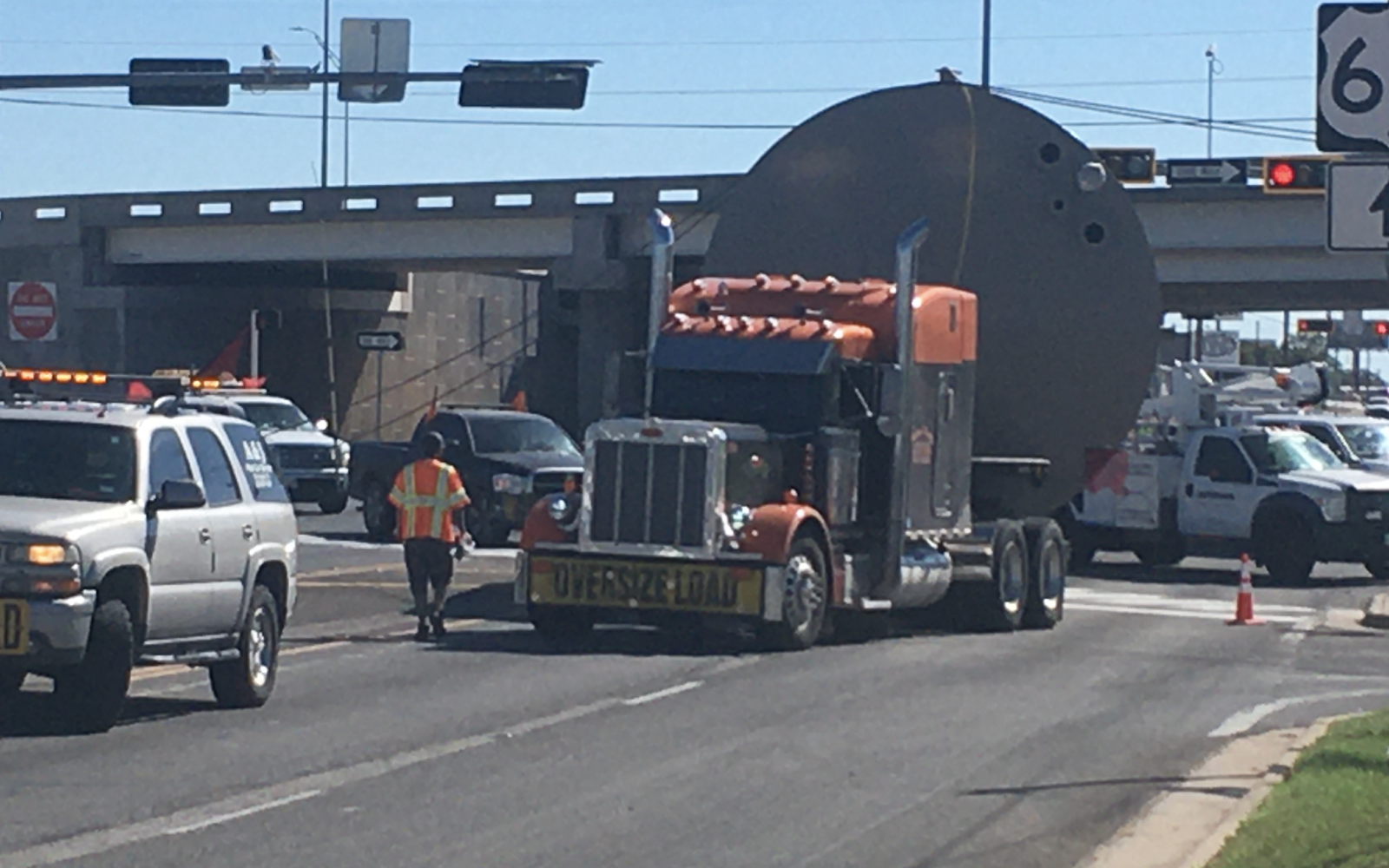 Overside Load Takes Out Power Lines on Sep. 20, 2022