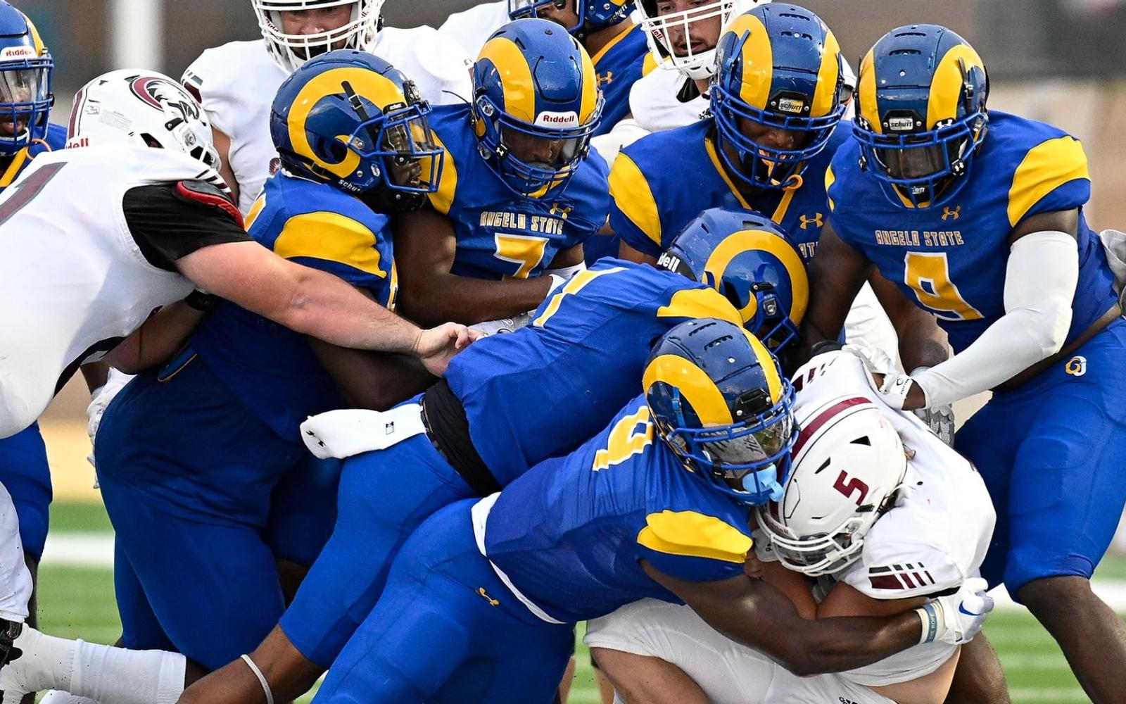 No. 2 Rams Down No. 15 Texas A&M - Kingsville 34-7 on Homecoming Night. (ASU Photo/Arthur Spragg)