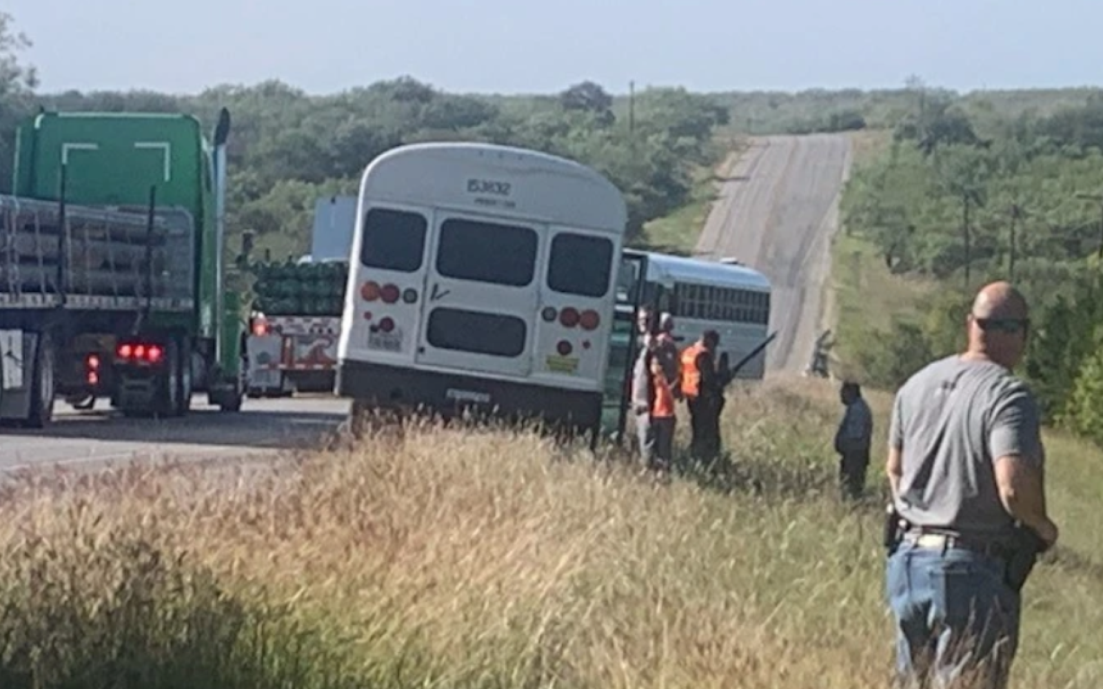 Prison Bus Crash Callahan County Oct. 18, 2022 (Contributed/DPS)