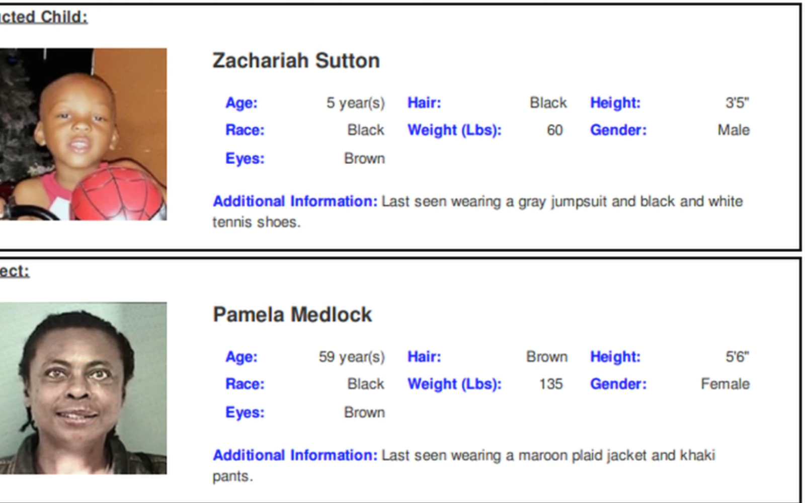 Amber Alert Zac Sutton (Courtesy Amber Alert)