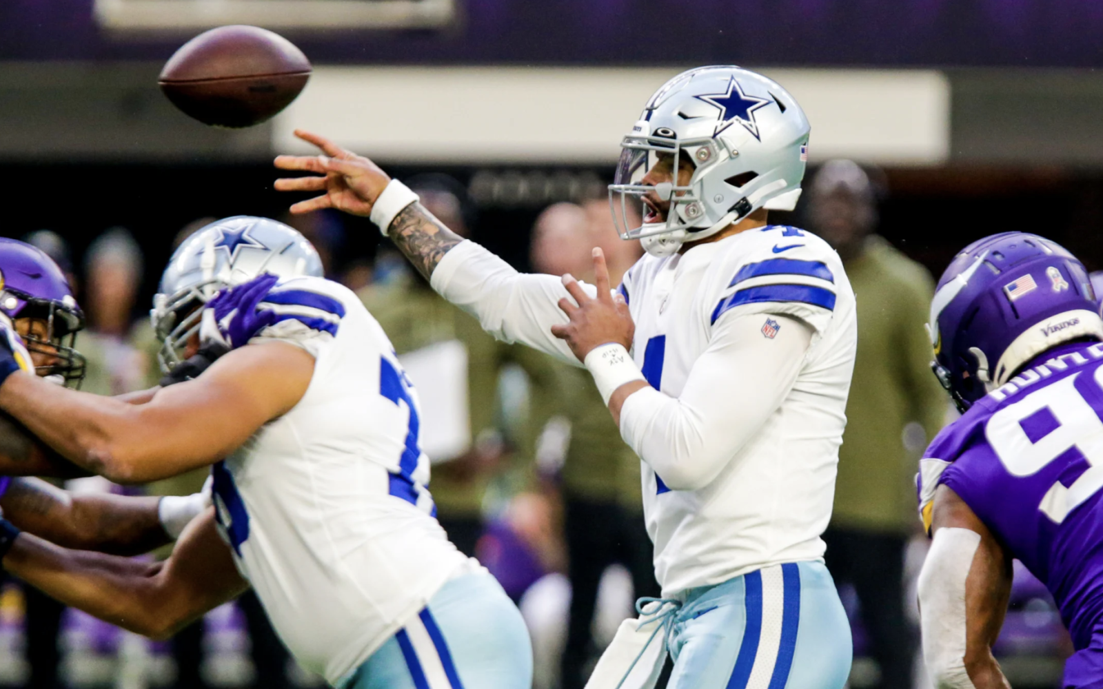 Dallas Cowboys' Dak Prescott