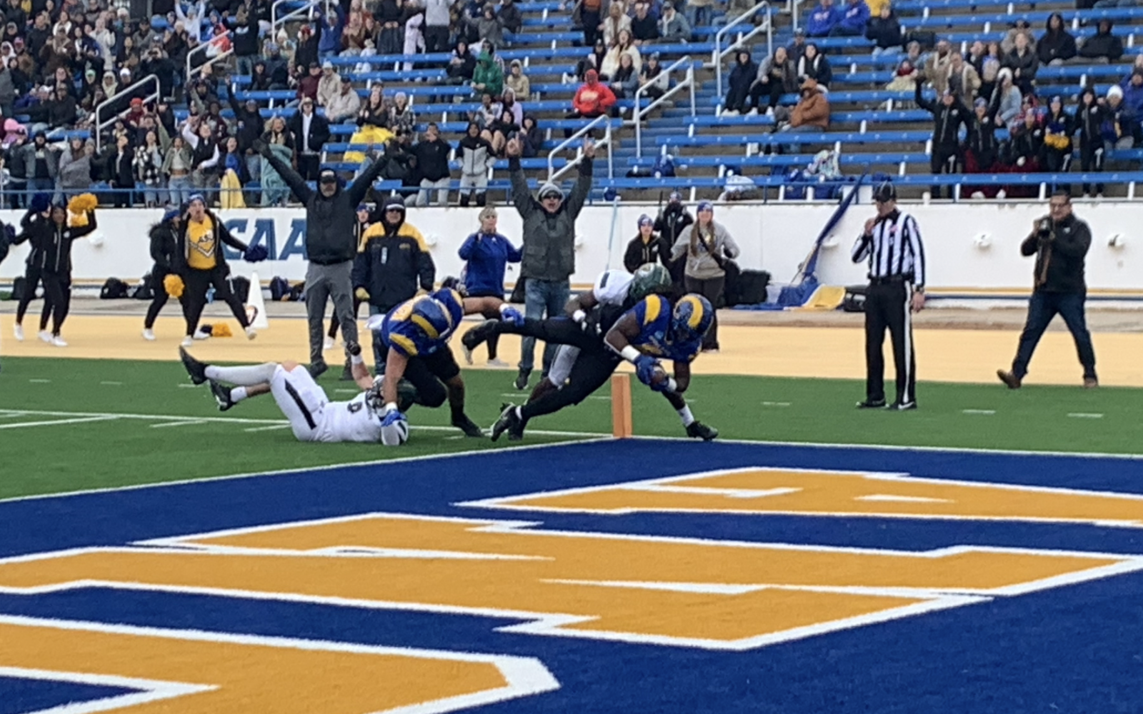 ASU's Nate Omayebu III Scores a Touchdown