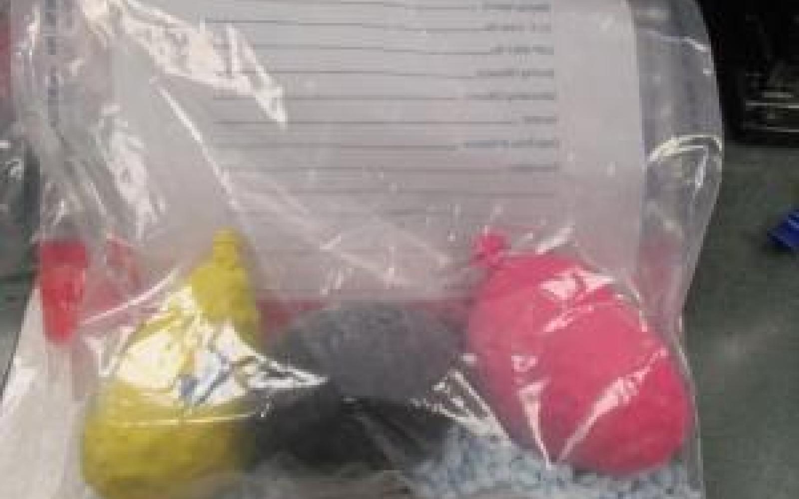 Fentanyl Strapped to Woman's Abdomen El Paso (Courtesy/CBP)