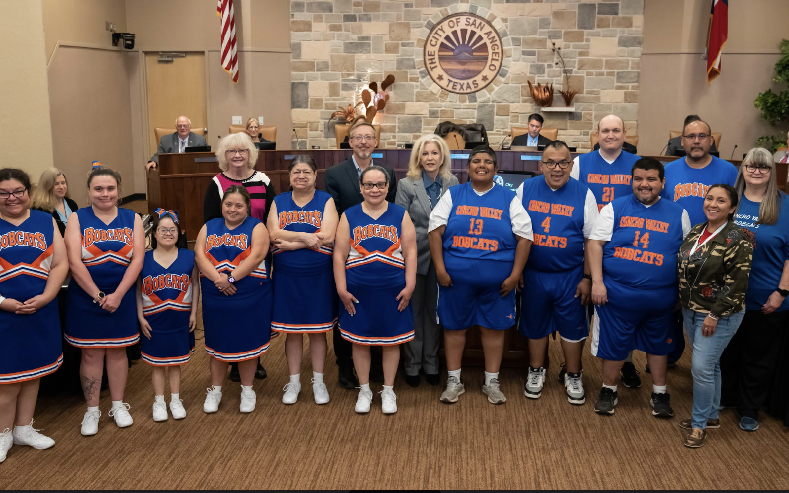 Mayor Brenda Gunter and MHMR Concho Valley