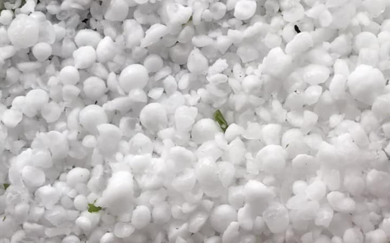 Hail in Ballinger 4.22.23 (Courtesy/NWS)