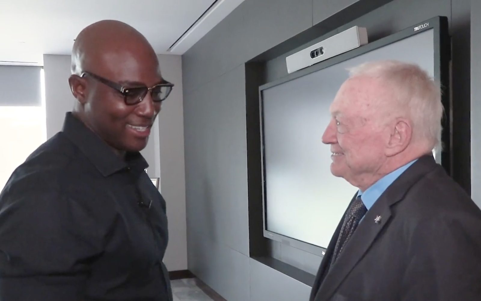 DeMarcus Ware and Jerry Jones