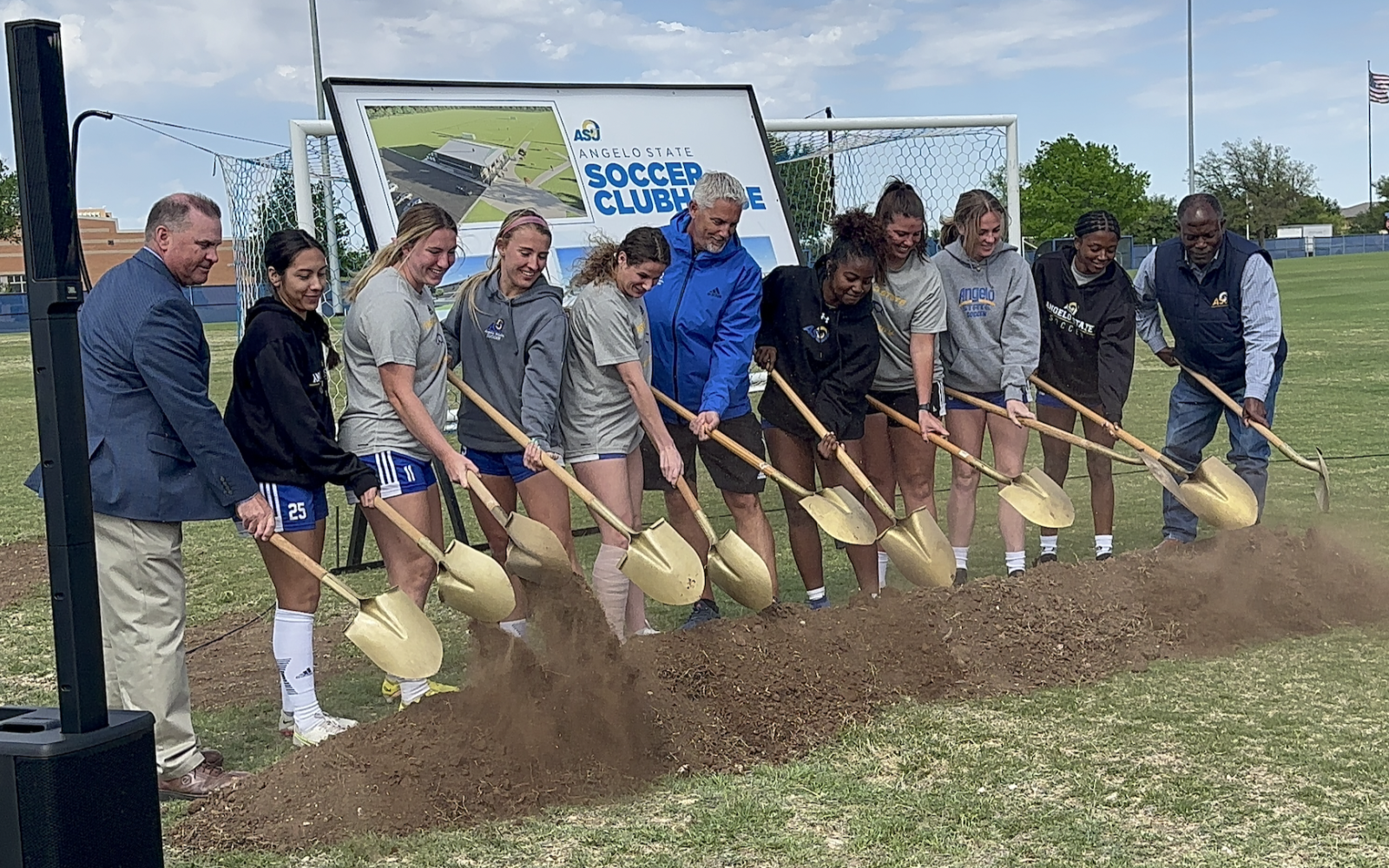 Angelo State Women's Soccer Breaks Ground