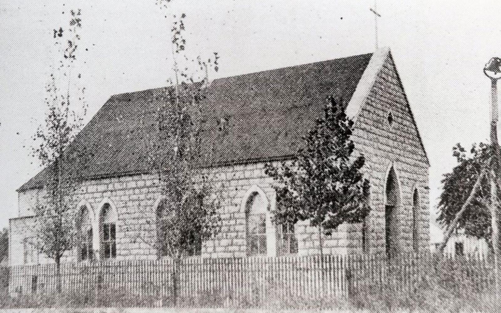 The church in early 1900.
