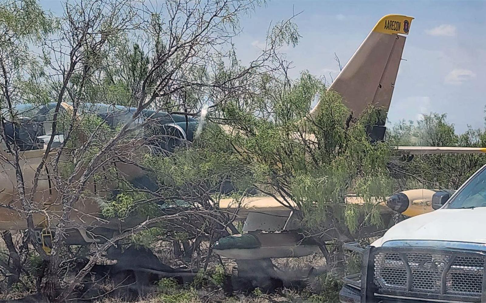 The L-39 Albatros crashed on the Rocker B Ranch