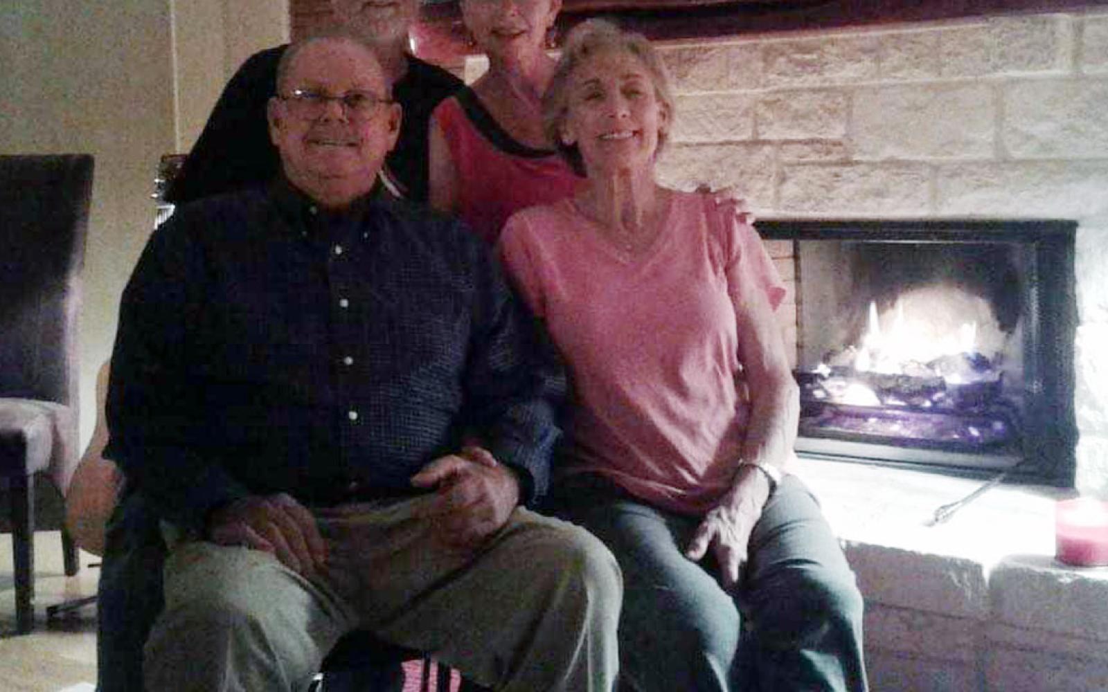 Dennis and Jackie Robison at their Marble Falls, Texas house.