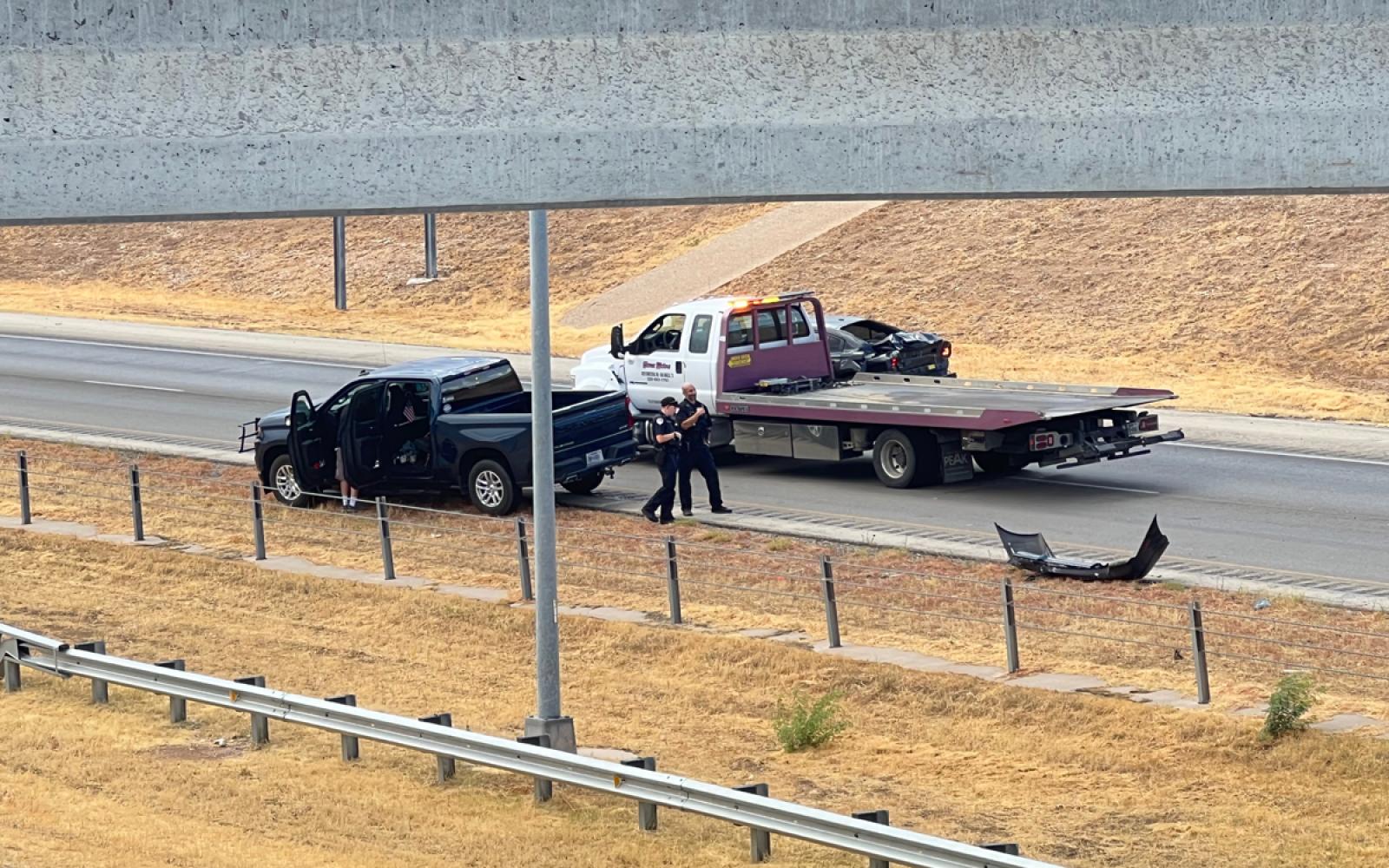 Pile Up Closes the Houston Harte Expressway on Aug 23, 2023