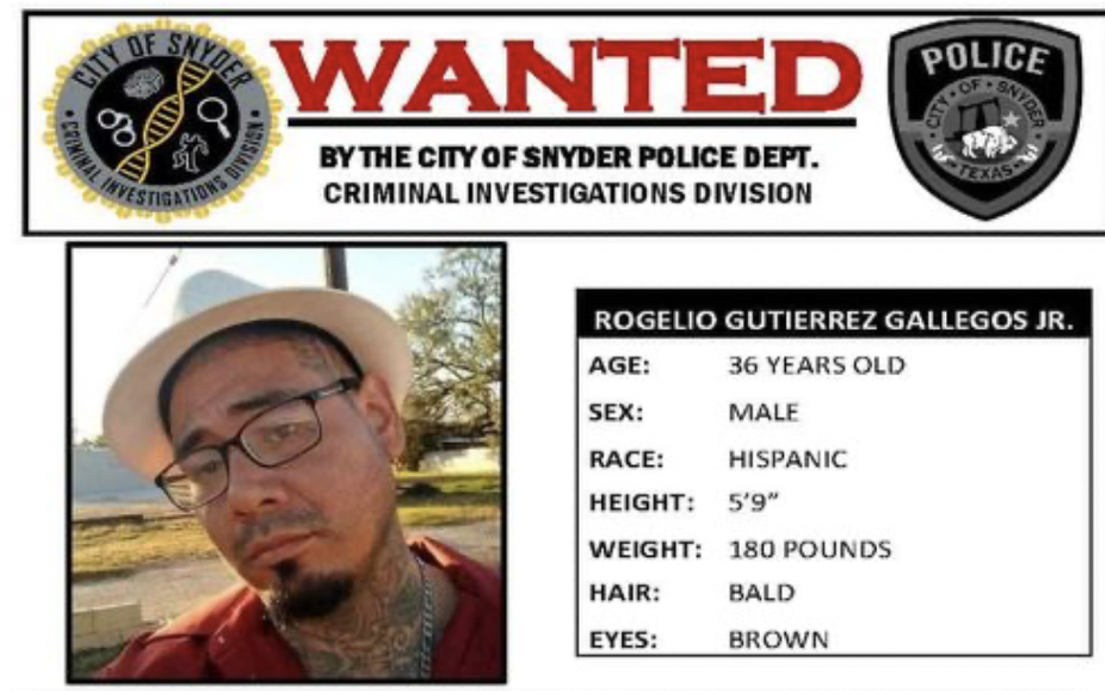 Rogelio Gallegos Jr. of Snyder