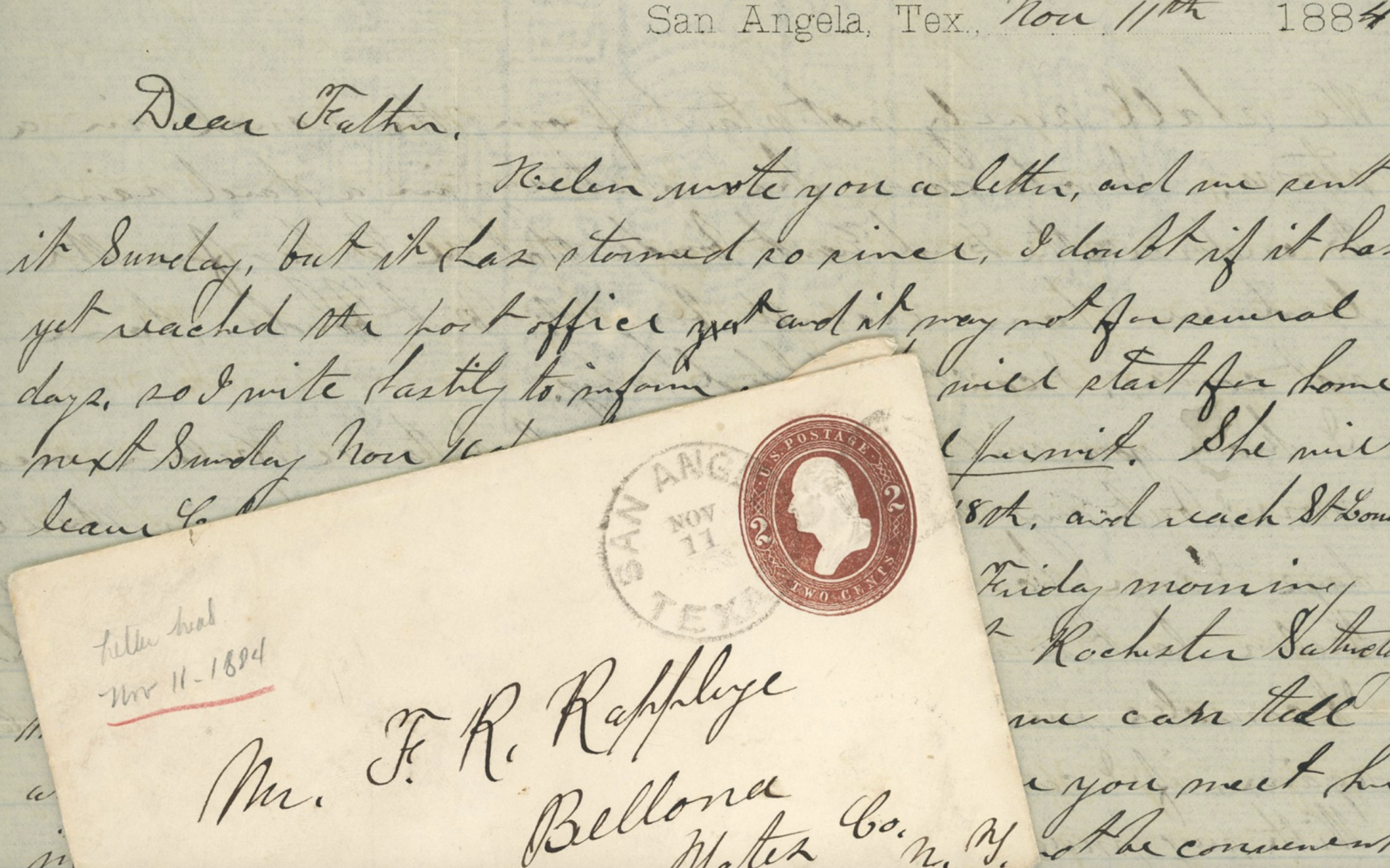 Historical Letter from the ASU West Texas Collection