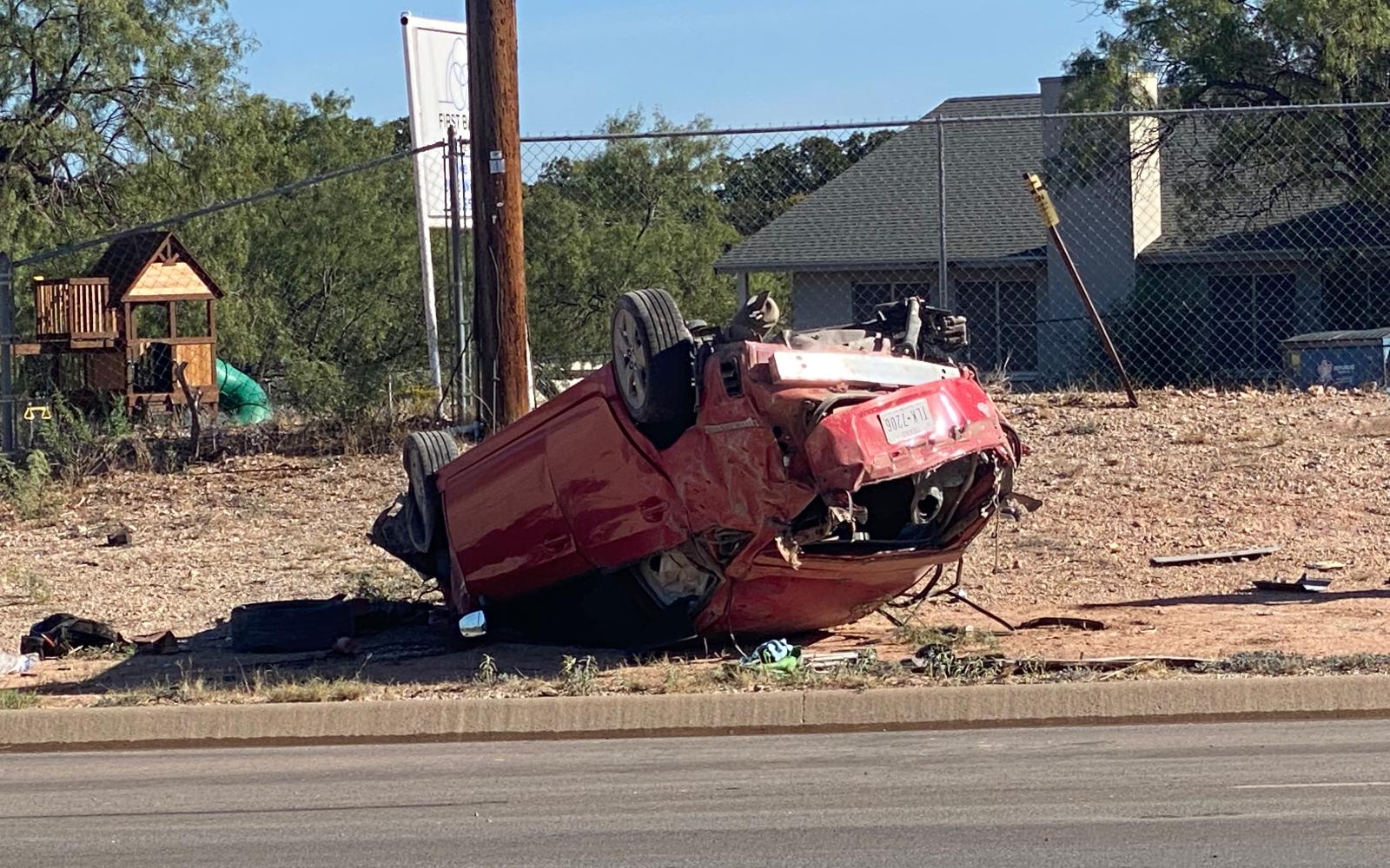 Driver Dragged from Crashed-Out Itty-Bitty Red Car and Promptly Arrested on Oct. 20, 2023