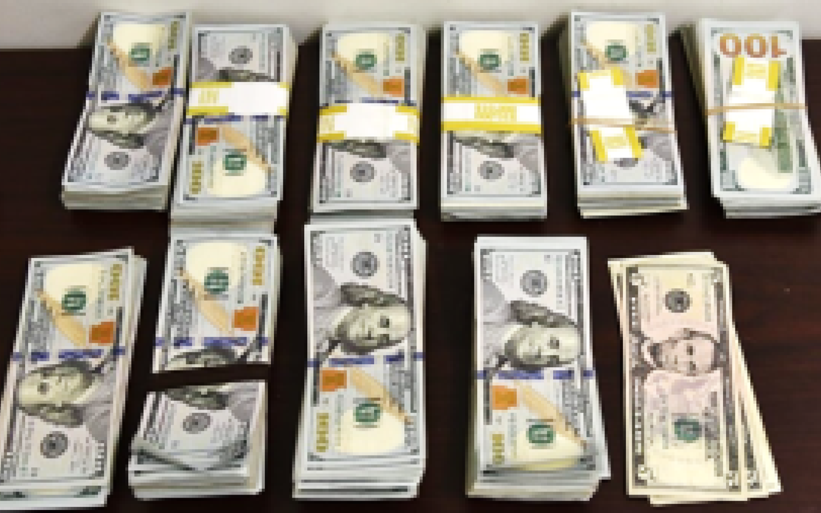 Cartel Cash Seized at the Border (Courtesy CBP)