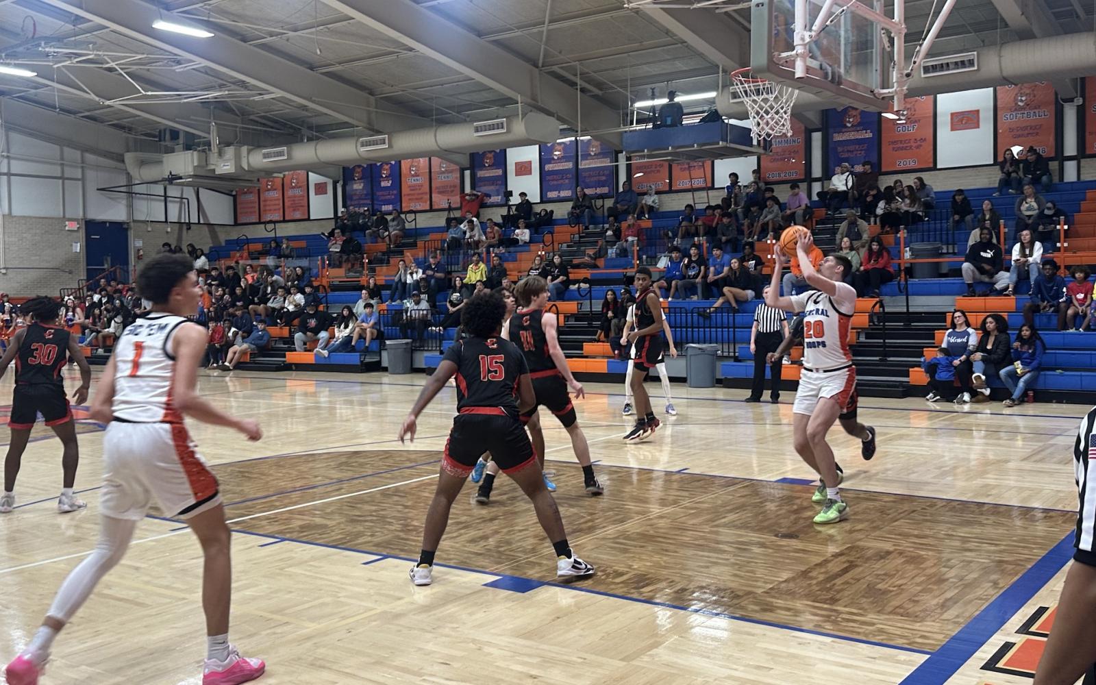 Central Bobcats Basketball in action against Lubbock Coronado