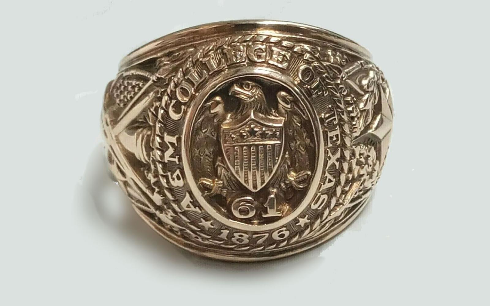 A 1961 class year Aggie Ring.