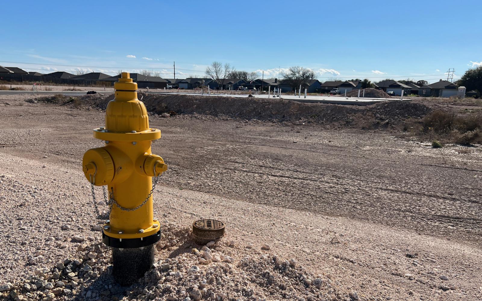 Streets and utilities are ready for the first phase of a new development next to Paul Ann on McGill Street called Haciendas De Luna.