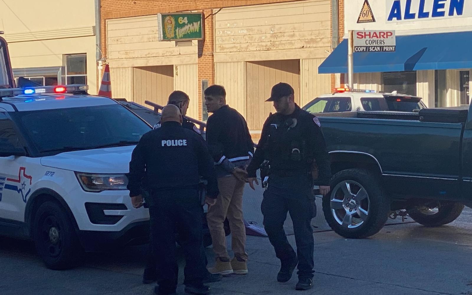 A partying man started partying too early before he headed downtown on January 27, 2024.