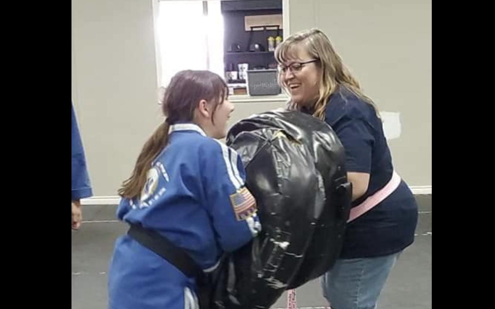 Two Ladies Training at Team Chip